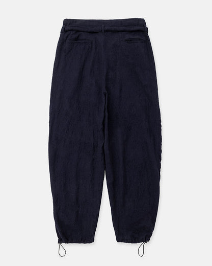 Puckering high-waisted pants