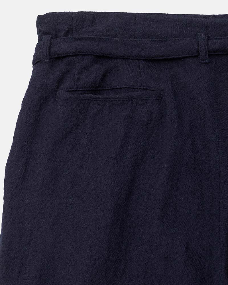 Puckering high-waisted pants