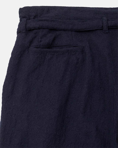 Puckering high-waisted pants