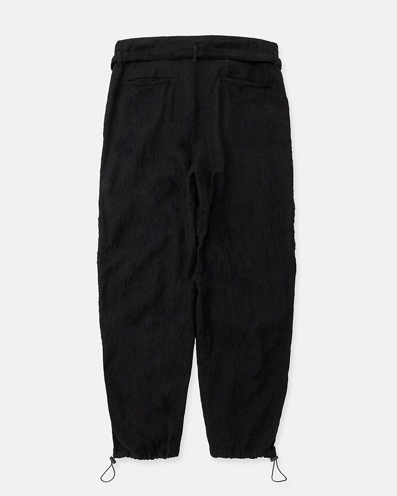 Puckering high-waisted pants