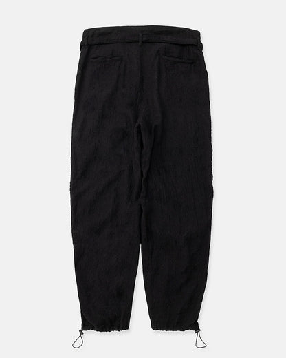 Puckering high-waisted pants
