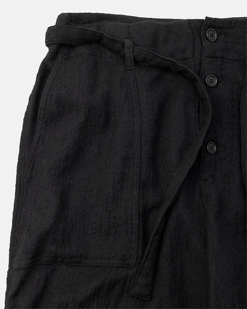 Puckering high-waisted pants