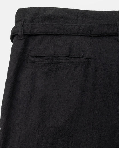 Puckering high-waisted pants