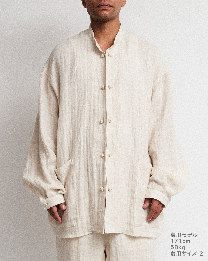 Side pocket shirt blouson