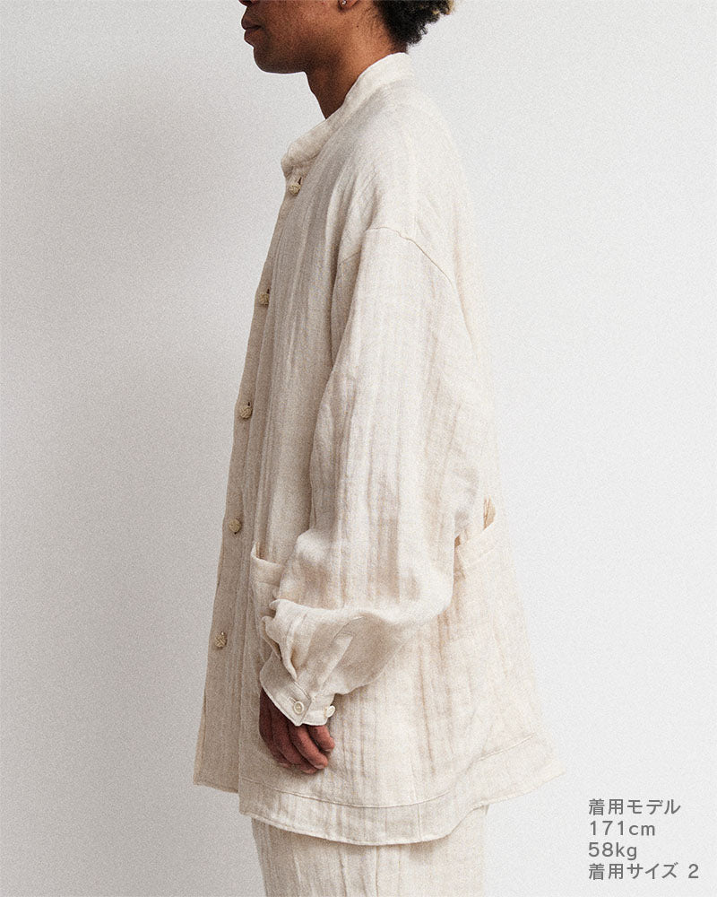 Side pocket shirt blouson