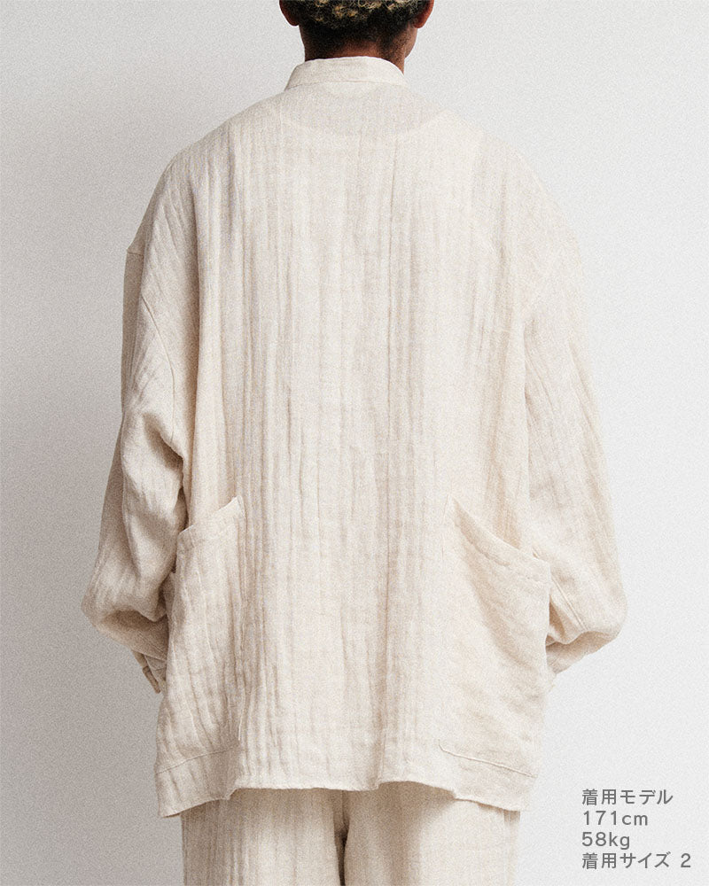 Side pocket shirt blouson