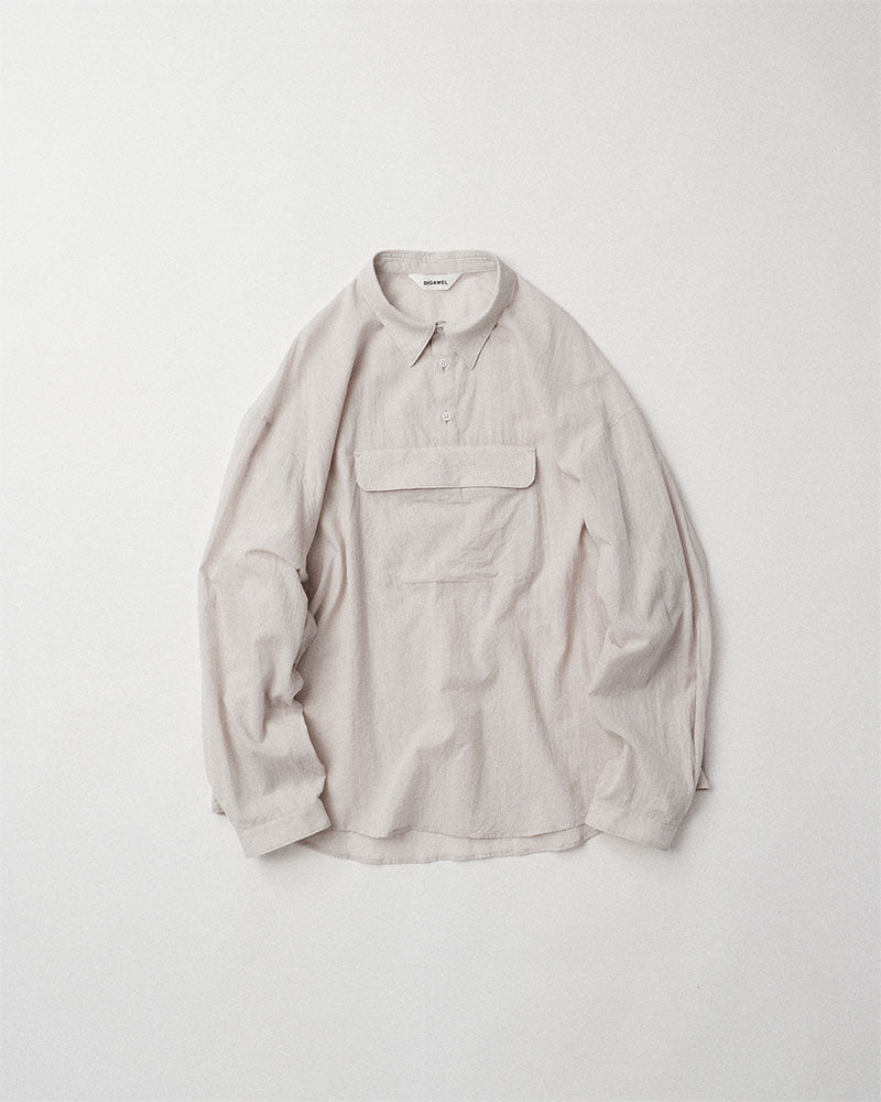 Center pocket P/O shirt