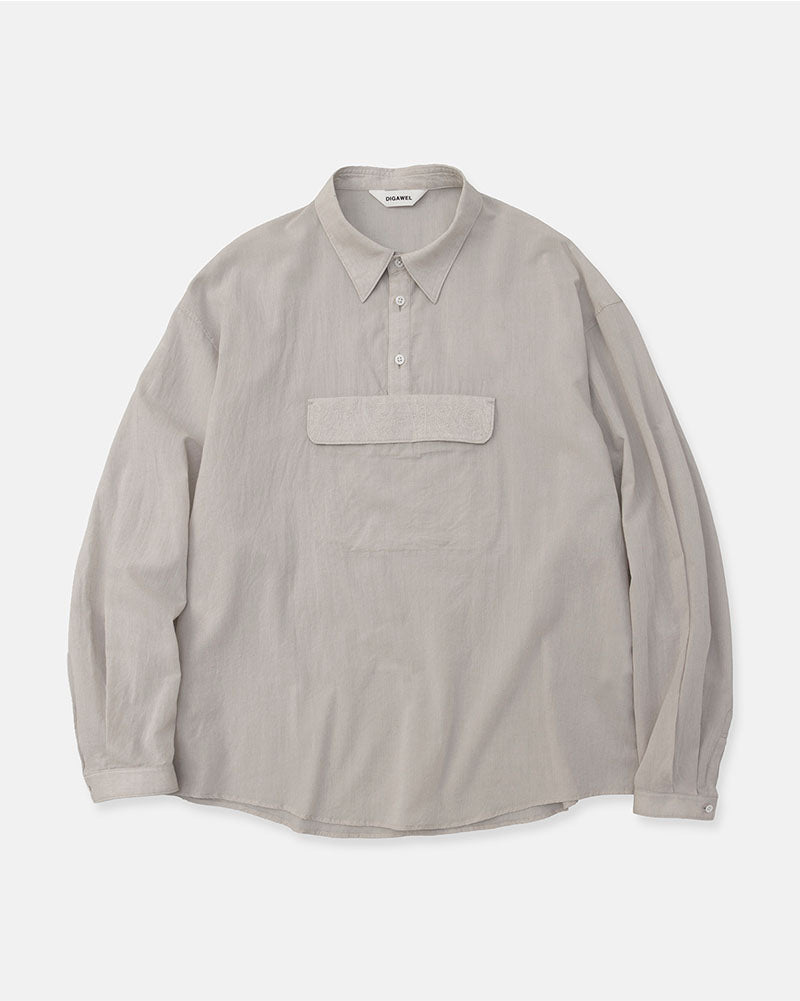 Center pocket P/O shirt