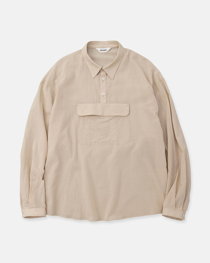 Center pocket P/O shirt