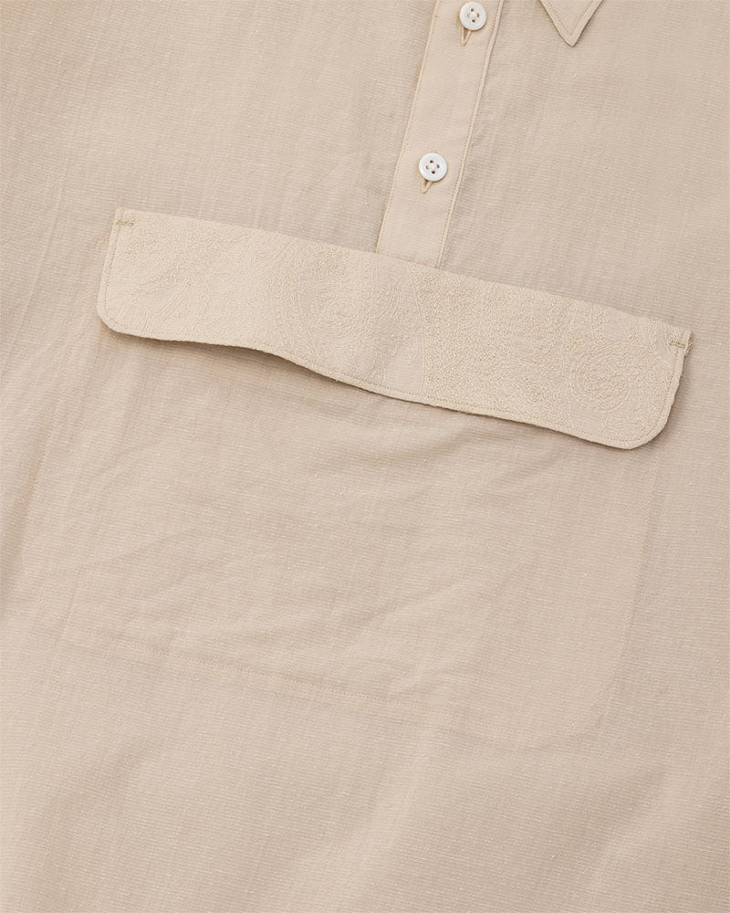 Center pocket P/O shirt