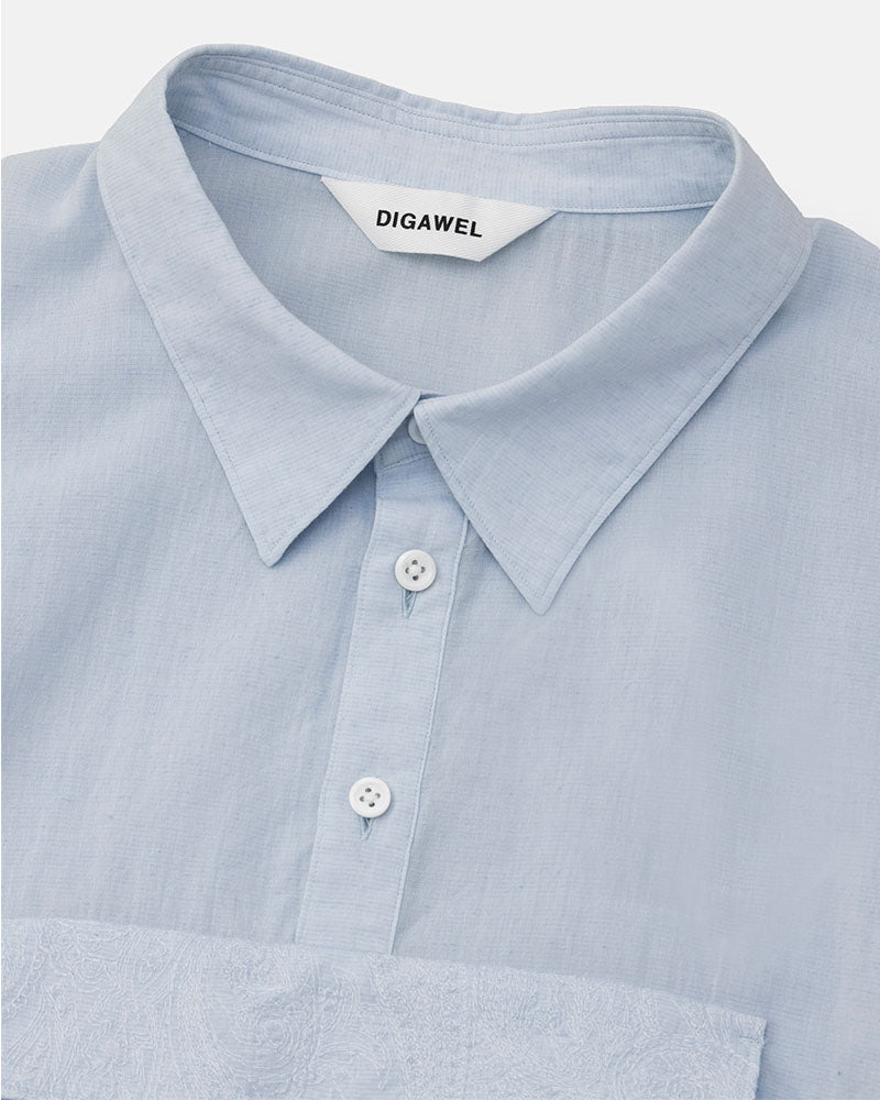 Center pocket P/O shirt