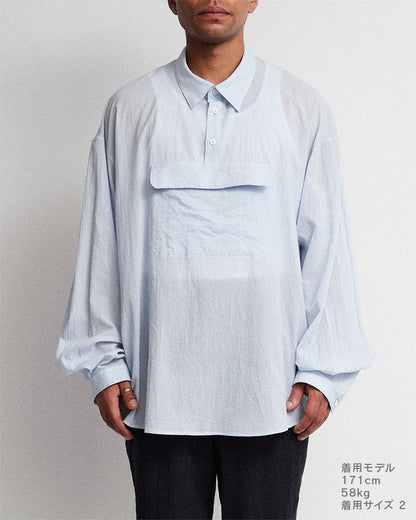 Center pocket P/O shirt