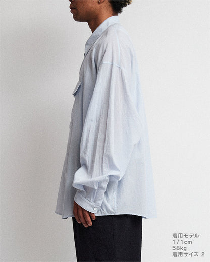 Center pocket P/O shirt