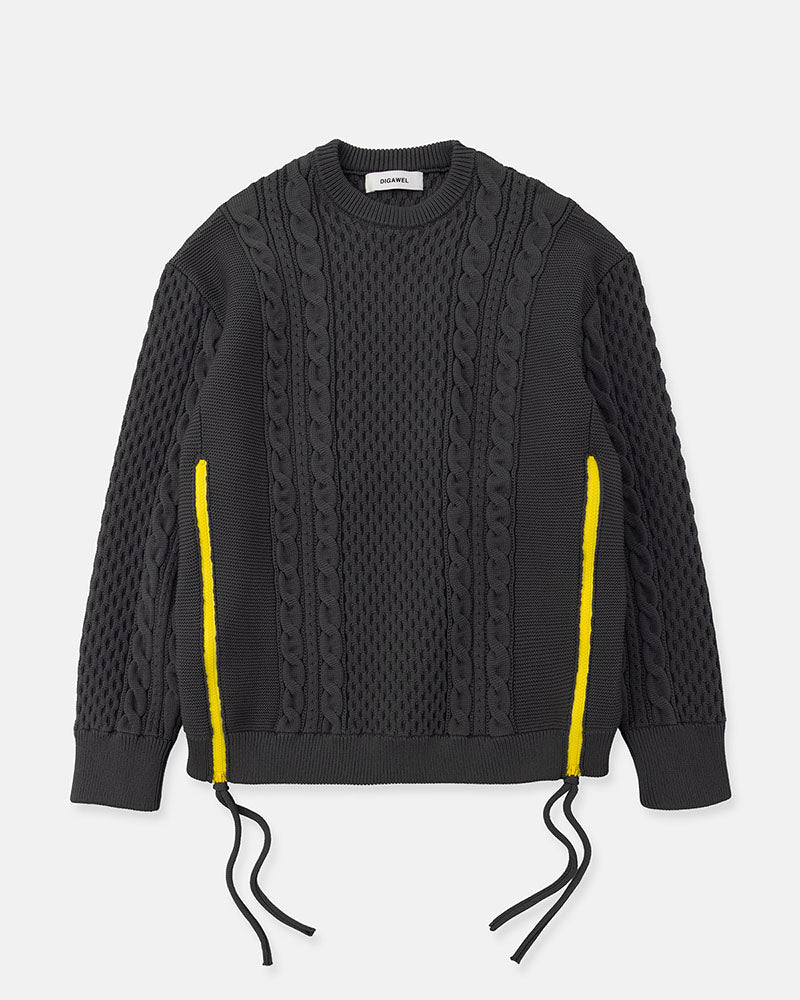Side zip sweater