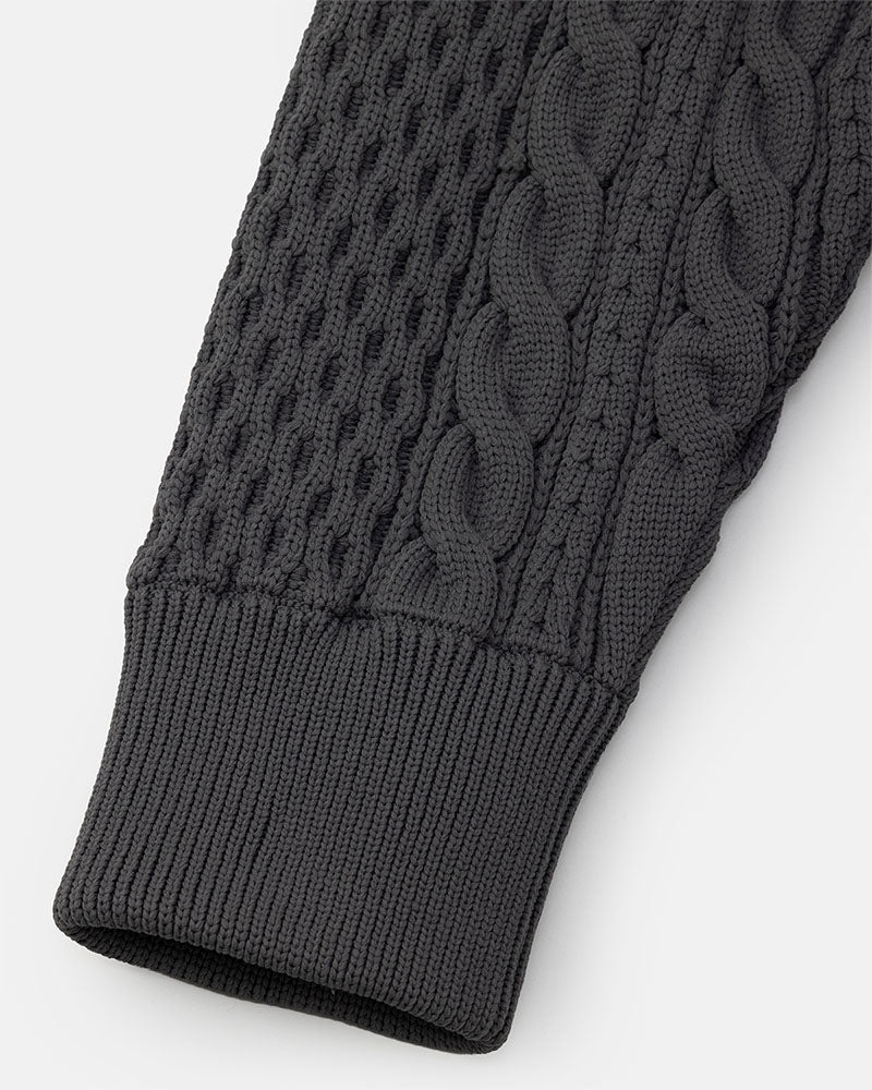 Side zip sweater