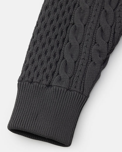Side zip sweater