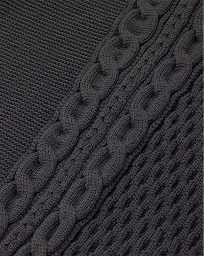 Side zip sweater