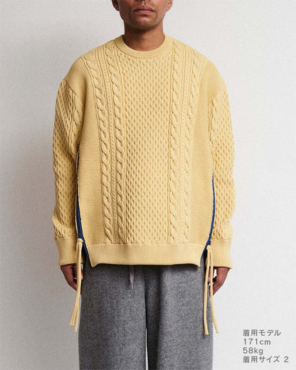 Side zip sweater