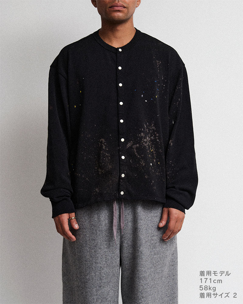 Paint cardigan
