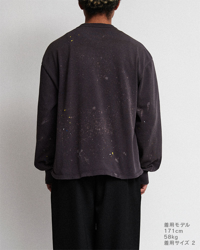 Paint cardigan