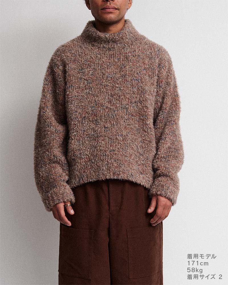 Cocoon turtleneck sweater
