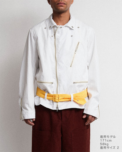 Biker shirt jacket