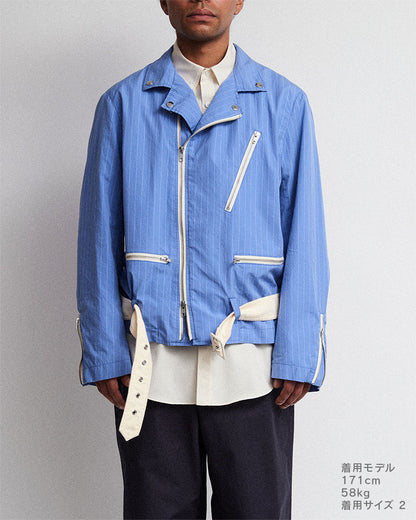 Biker shirt jacket