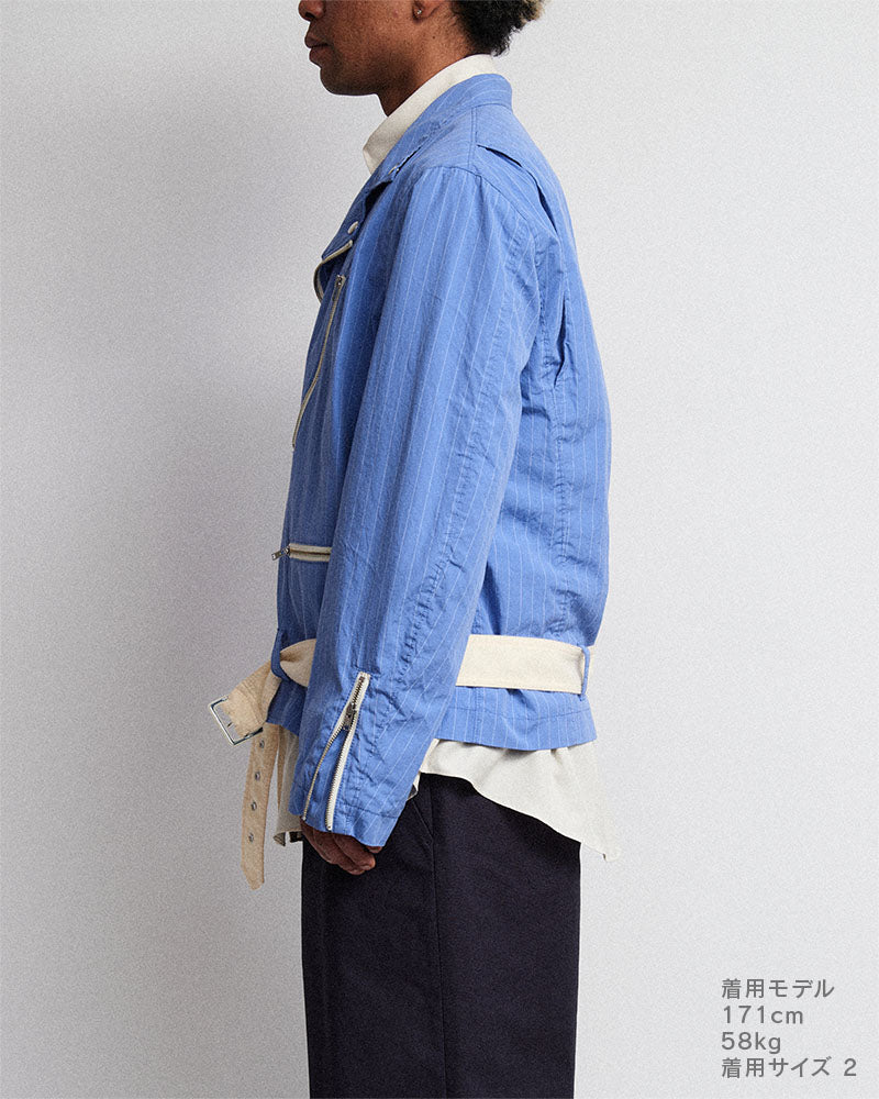 Biker shirt jacket