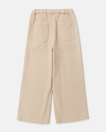 Cotton wide pants(Garment dye)
