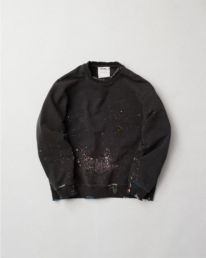 Distressed sweatshirt