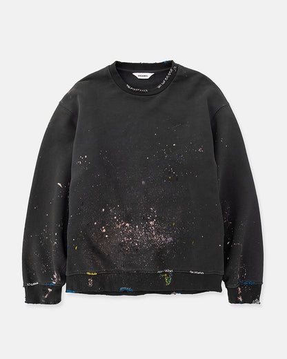 Distressed sweatshirt