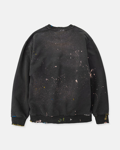 Distressed sweatshirt
