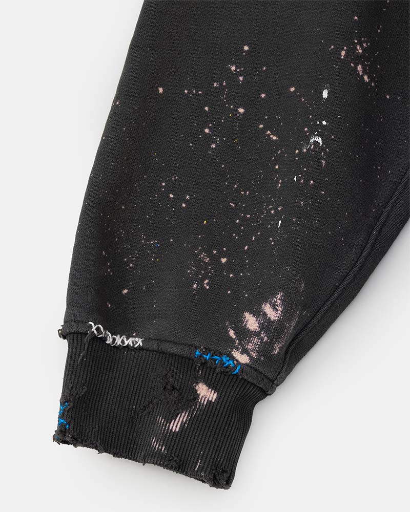 Distressed sweatshirt
