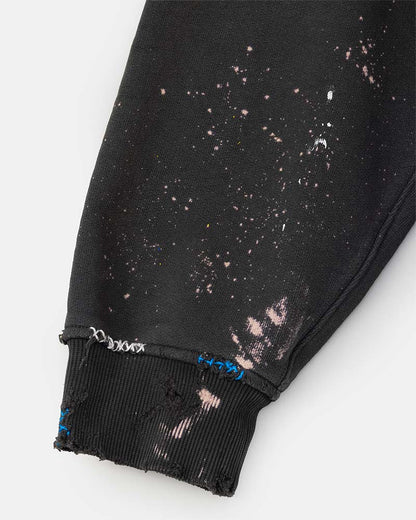 Distressed sweatshirt