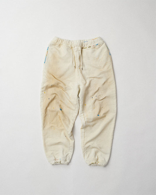 Distressed sweat pants