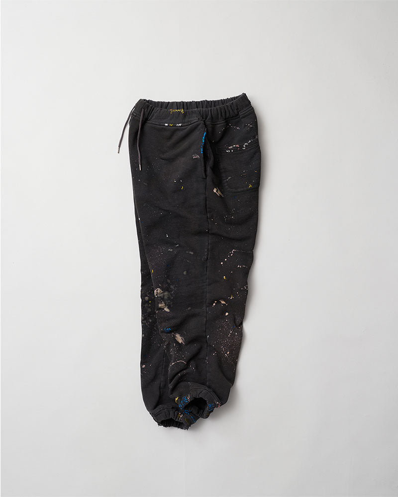 Distressed sweat pants