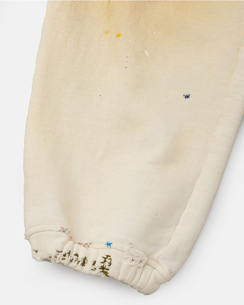Distressed sweat pants