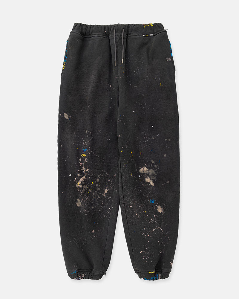 Distressed sweat pants