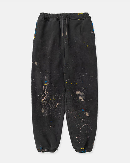 Distressed sweat pants