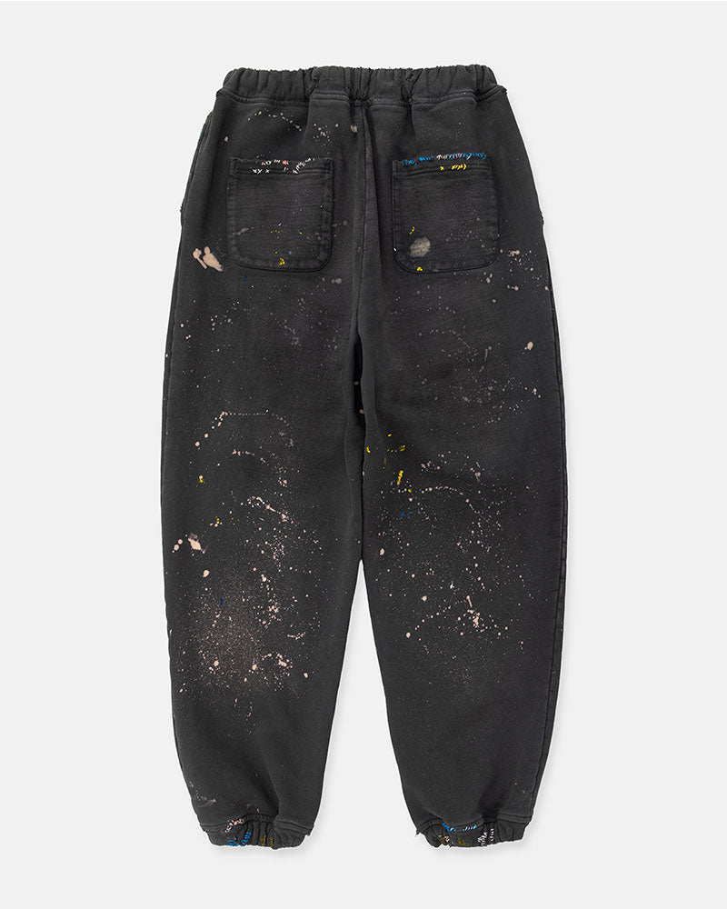 Distressed sweat pants