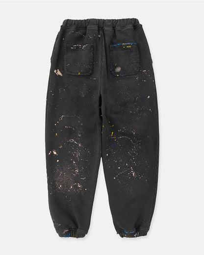Distressed sweat pants