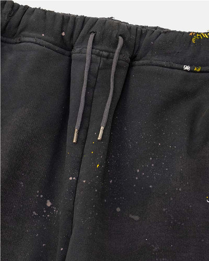 Distressed sweat pants