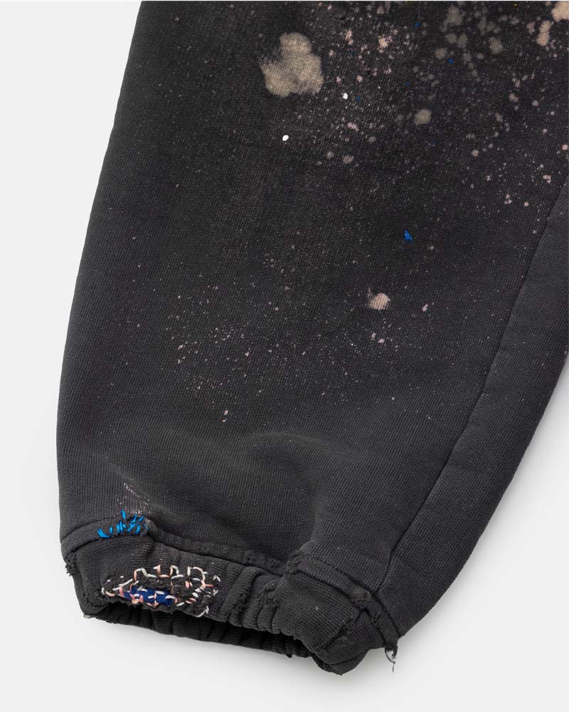 Distressed sweat pants