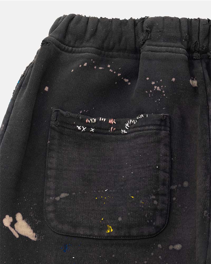 Distressed sweat pants