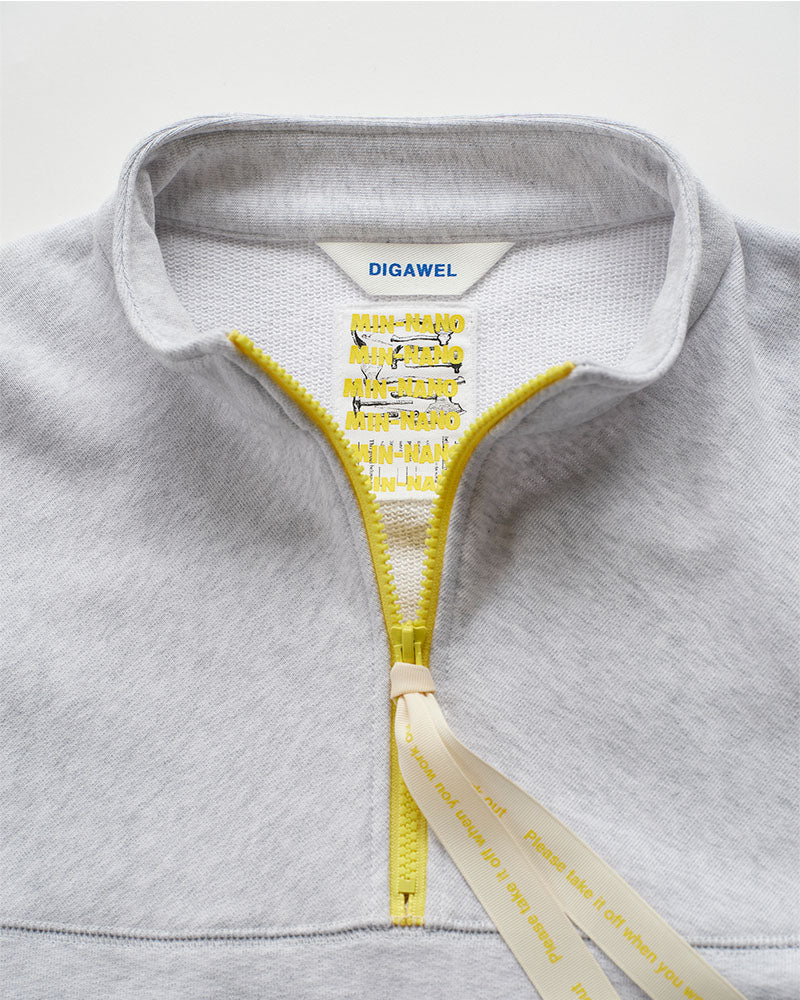 Cup shoulder sweat shirt (MIN-NANO×DIGAWEL)