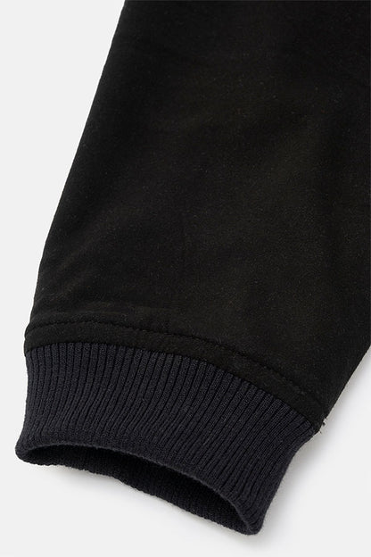 Goat suede zip up blouson