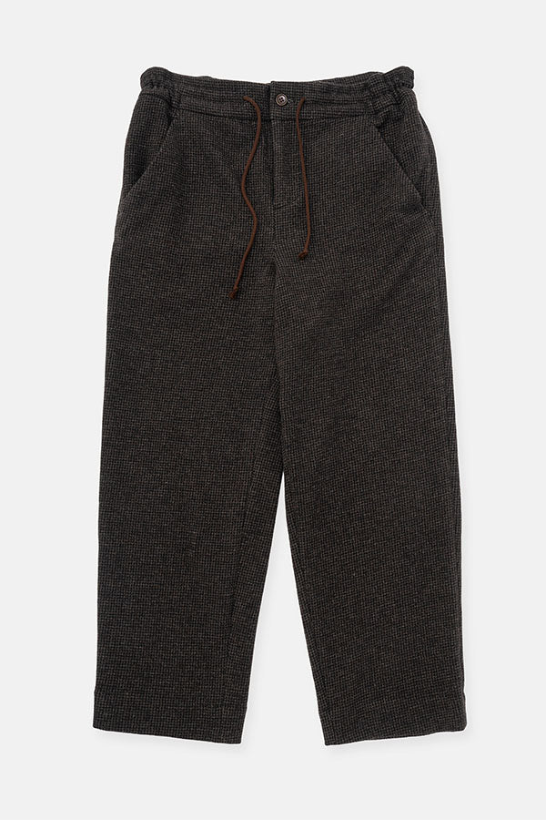 Side gathers pants