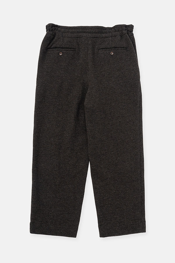 Side gathers pants