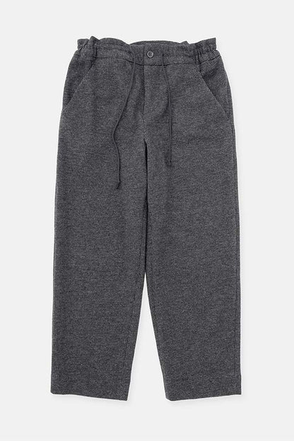 Side gathers pants