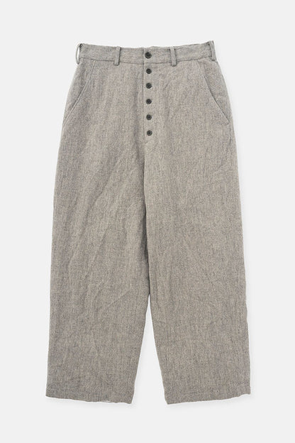 Button fly pants ①